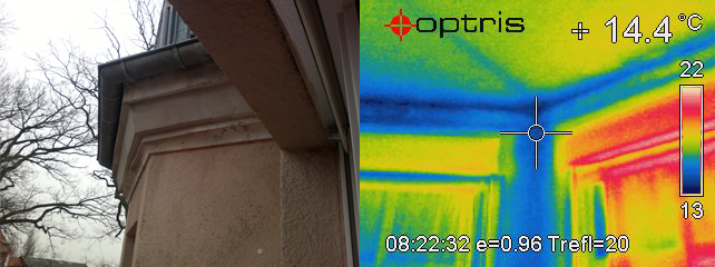 Bild einer Wärmebildkamera